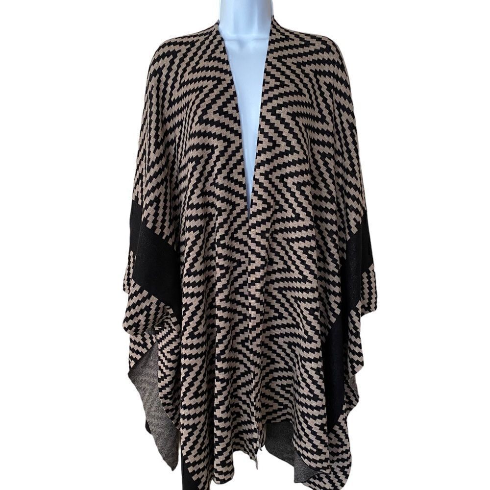 NWT Joseph A Geometric Open Cardigan